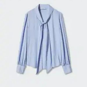 Mango MNG Tie Neck Blouse XS